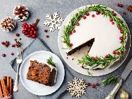 Рецепта Английски коледен плодов сладкиш / кекс (Christmas fruit cake)